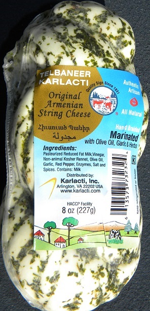 Marinated Braided String Cheeses, Braided String Cheese Marinated Olive  Oil Herbs